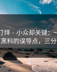 黑料不打烊 · 小众却关键：一步步验证网红黑料的误导点，三分钟搞定